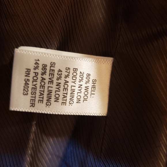 Banana Republic Black Wool Coat - Picture 4 of 5